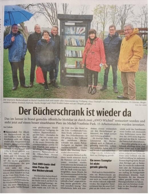 Buchschrank Presseartikel